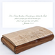 Baptism or First Communion Gift - Handmade Wooden Keepsake Box (Jeremiah)