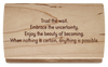 Quote Keepsake Box (Trust the wait...)