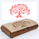 Love Tree - Engraved Valentine's Day Wooden Keepsake Box
