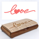 Love Design - Engraved Valentine's Day Wooden Keepsake Box