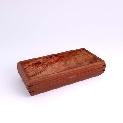 Wooden handmade Small Valet Box Bubinga Bubinga by Mikutowski Woodworking