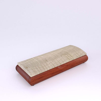 Wooden handmade Pen Box Bubinga Curly Maple by Mikutowski Woodworking