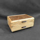 SELECT Sophisticated Jewelry Chest American Chestnut with Swirled Walnut Lid #2