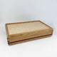 SELECT Large Valet Box in Cherry with Curly Maple Lid and Purpleheart Stripe