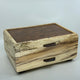Sophisticated Jewelry Chest Spalted Maple with Swirled Walnut Lid #3