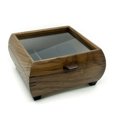 Wooden Watch Box for 6 Watches — Walnut