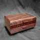 SELECT Sophisticated Jewelry Chest Walnut with Walnut lid and Padauk and Wenge Stripe with Double Check