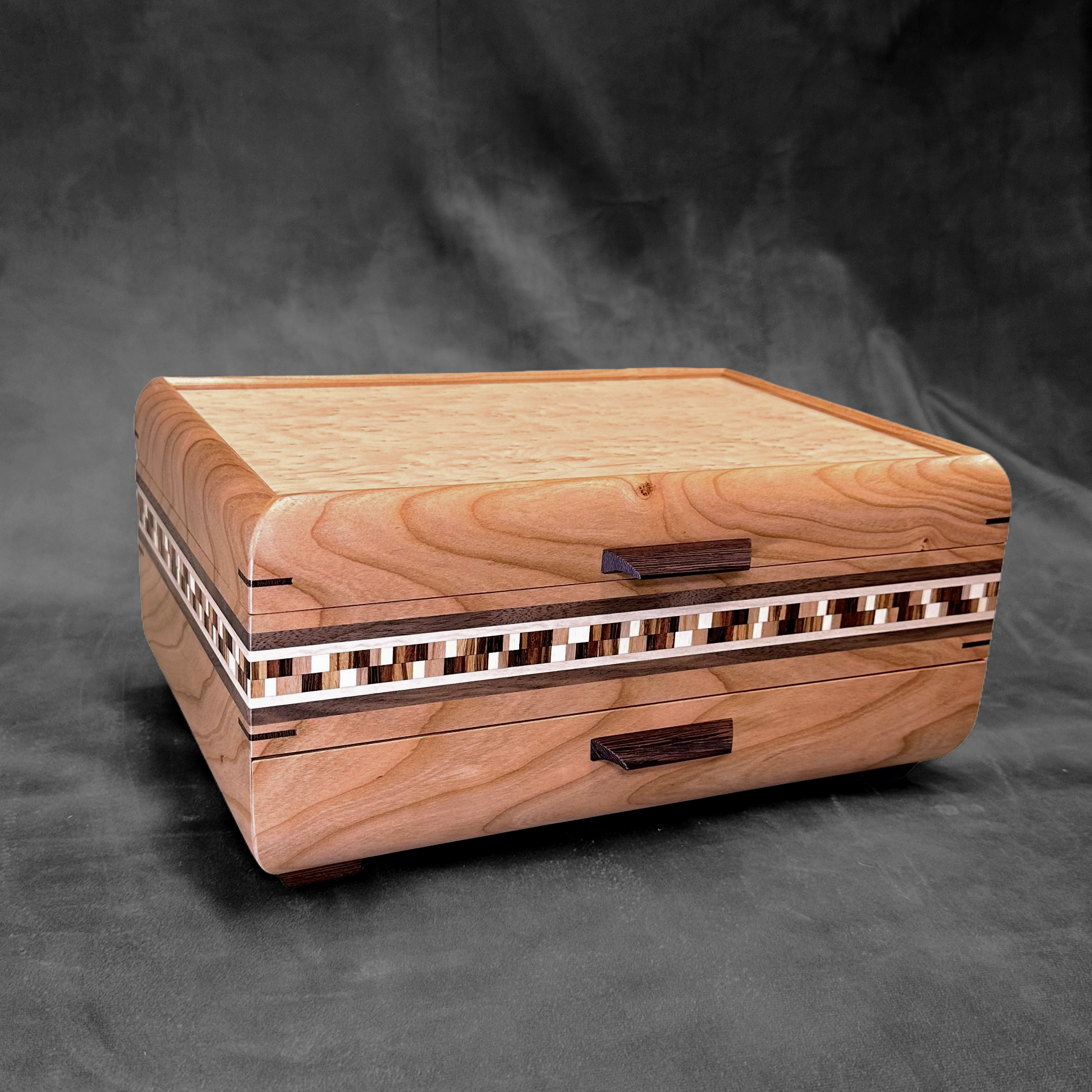 Walnut and Birdseye Maple Box 2024