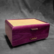 SELECT Sophisticated Jewelry Chest Purpleheart with Zebrawood Lid