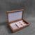 SELECT Large Valet Box in Walnut with Swirled Walnut Lid and Double Stripe in Padauk and Wenge