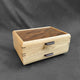 SELECT Sophisticated Jewelry Chest American Chestnut with Swirled Walnut Lid #1