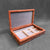 SELECT Large Valet Box in Bubinga with Bubinga lid and Wenge stripes with Single Check Inlay