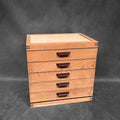 SELECT 5-Drawer Jewelry Chest in Cherry with Curly Maple Lid