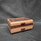 SELECT Sophisticated Jewelry Chest Cherry with Swirled Walnut Lid Wenge, Bubinga and Walnut Stripes