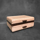 SELECT Sophisticated Jewelry Chest Curly Maple with Curly Maple Lid Walnut and Wenge Stripes