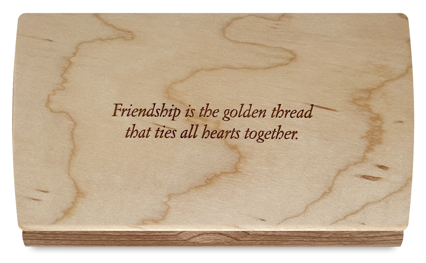 Quote Keepsake Box (Friendship..)