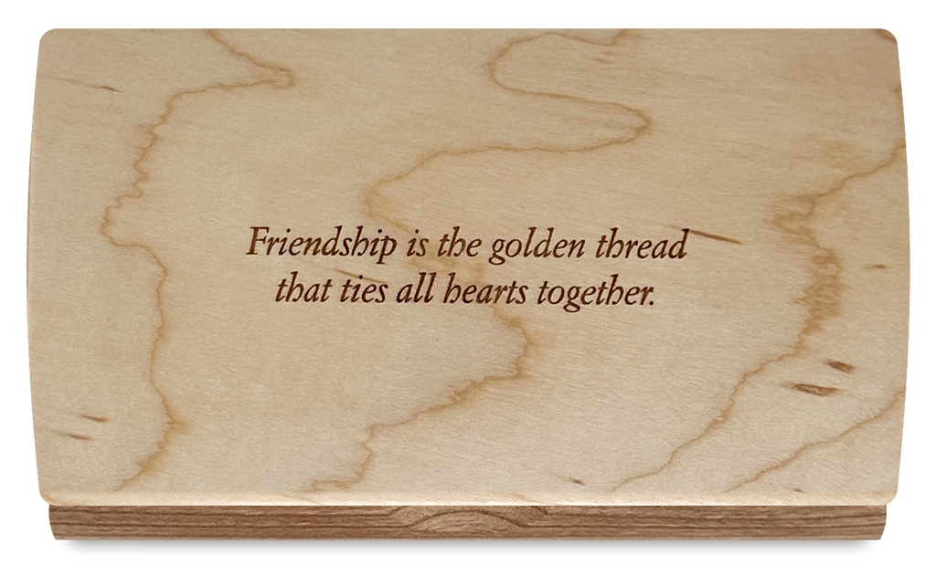 Quote Keepsake Box (Friendship..)