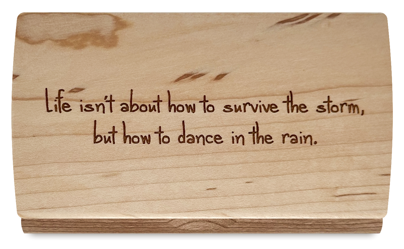 Quote Keepsake Box (Life isn't...)