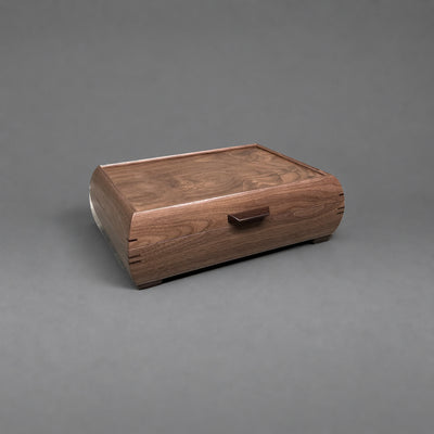 Elegance Jewelry Box — Walnut with Walnut Lid