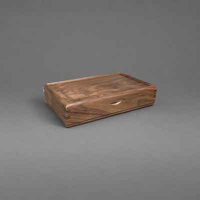 Large Valet Box — Walnut with Walnut Lid