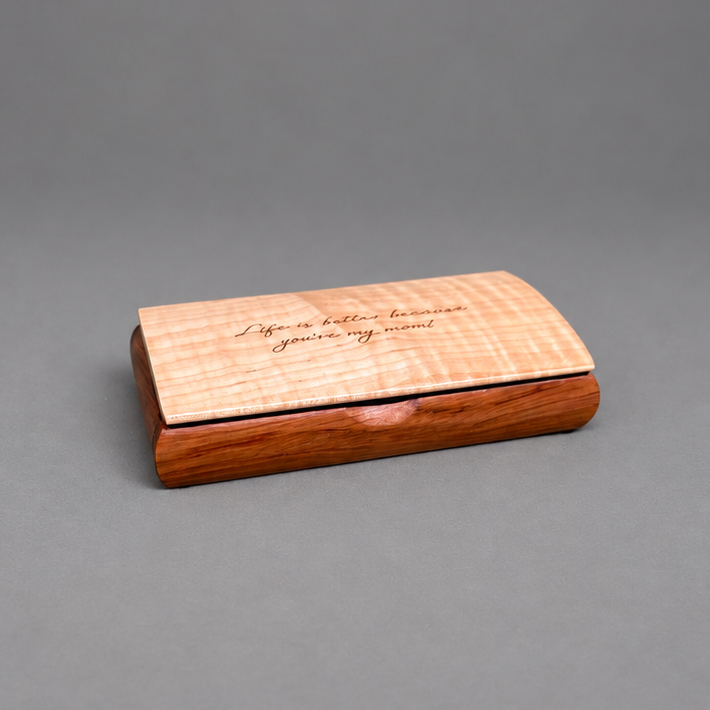 Bubinga Possibility Box open