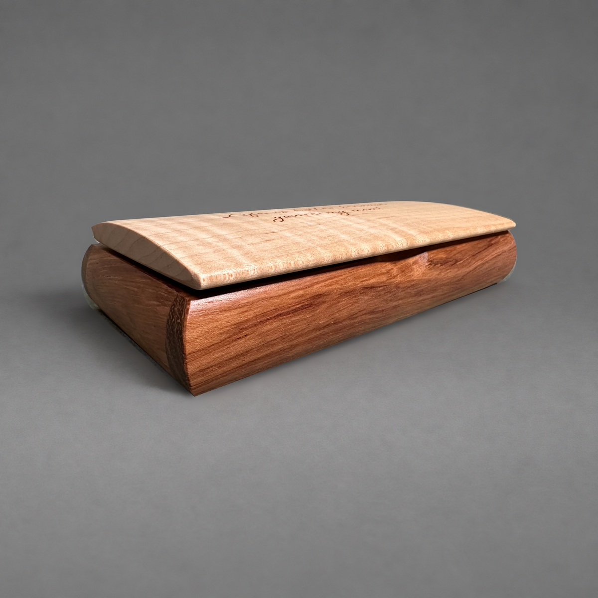 Bubinga Possibility Box low angle