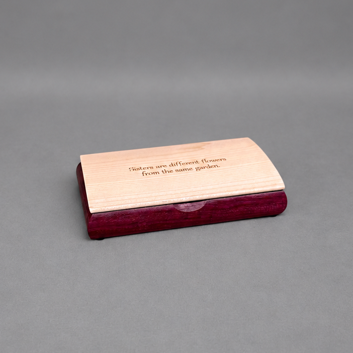 Purpleheart Possibility Box open