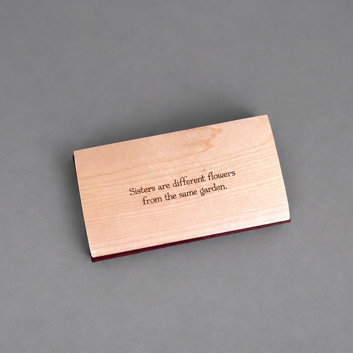 Purpleheart Possibility Box top view