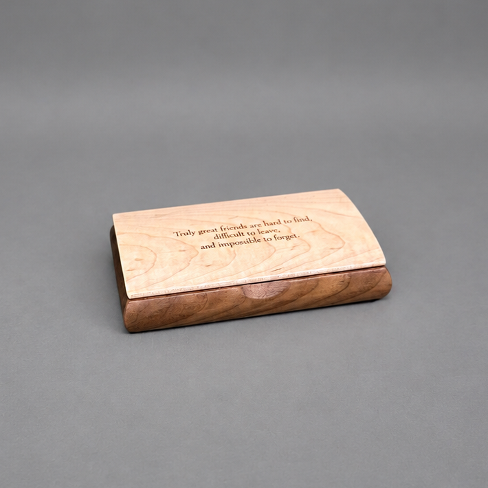 Walnut Possibility Box open