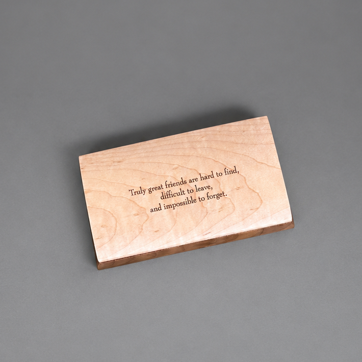 Walnut Possibility Box top view