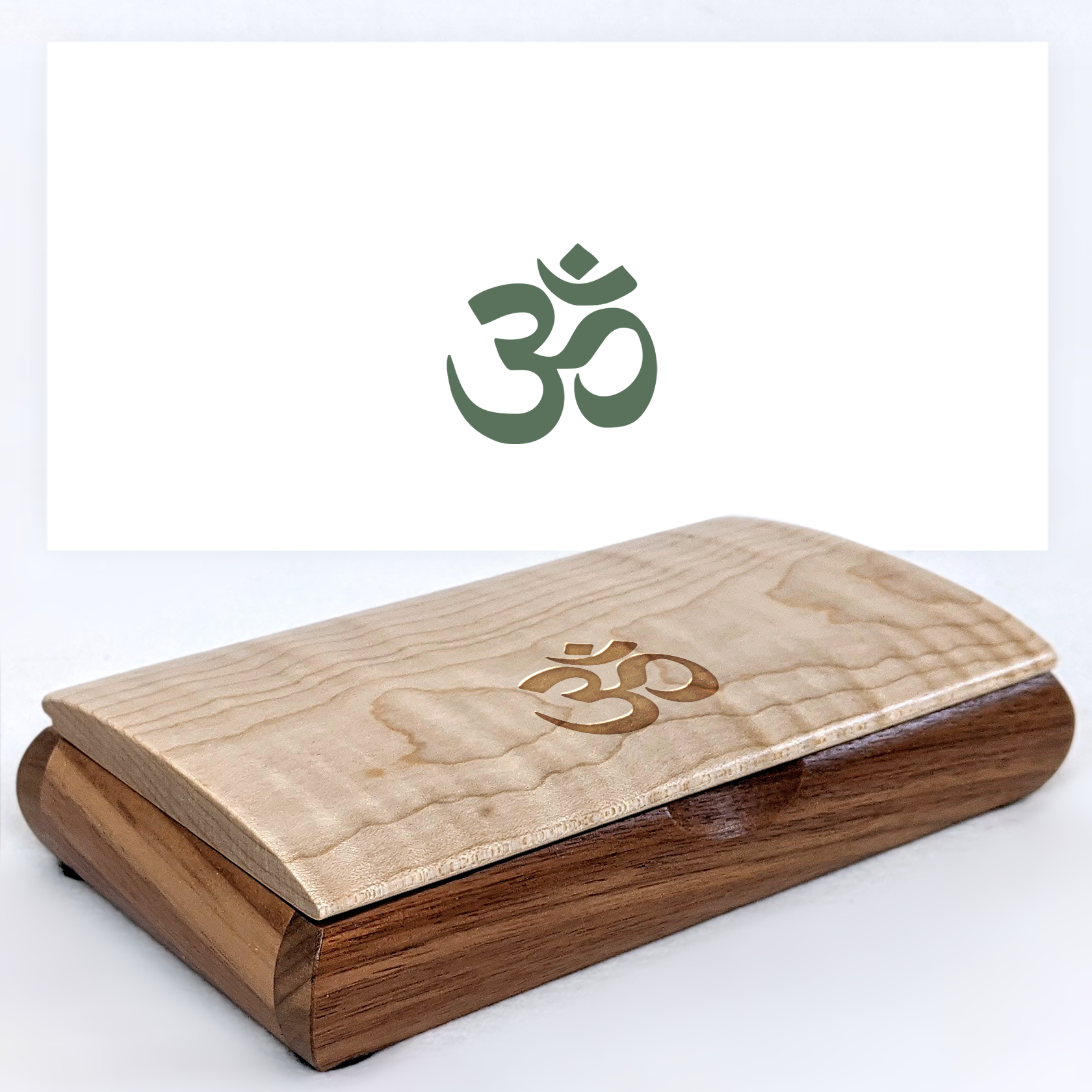 Meditation or Yoga Retreat Souvenir Gift - Handmade Wooden