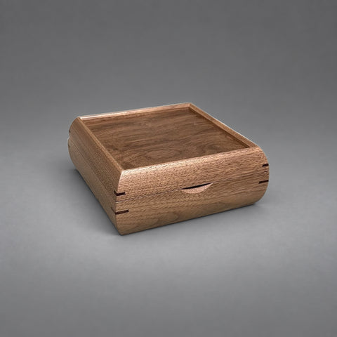 Square Trinket Box — Walnut