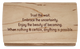 Quote Keepsake Box (Trust the wait...)