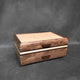 SELECT Sophisticated Jewelry Chest Walnut with Curly Maple Lid and Wenge and Curly Maple Stripes