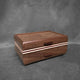 SELECT Sophisticated Jewelry Chest Walnut with Walnut Lid Wenge, Curly maple and Purpleheart Stripes