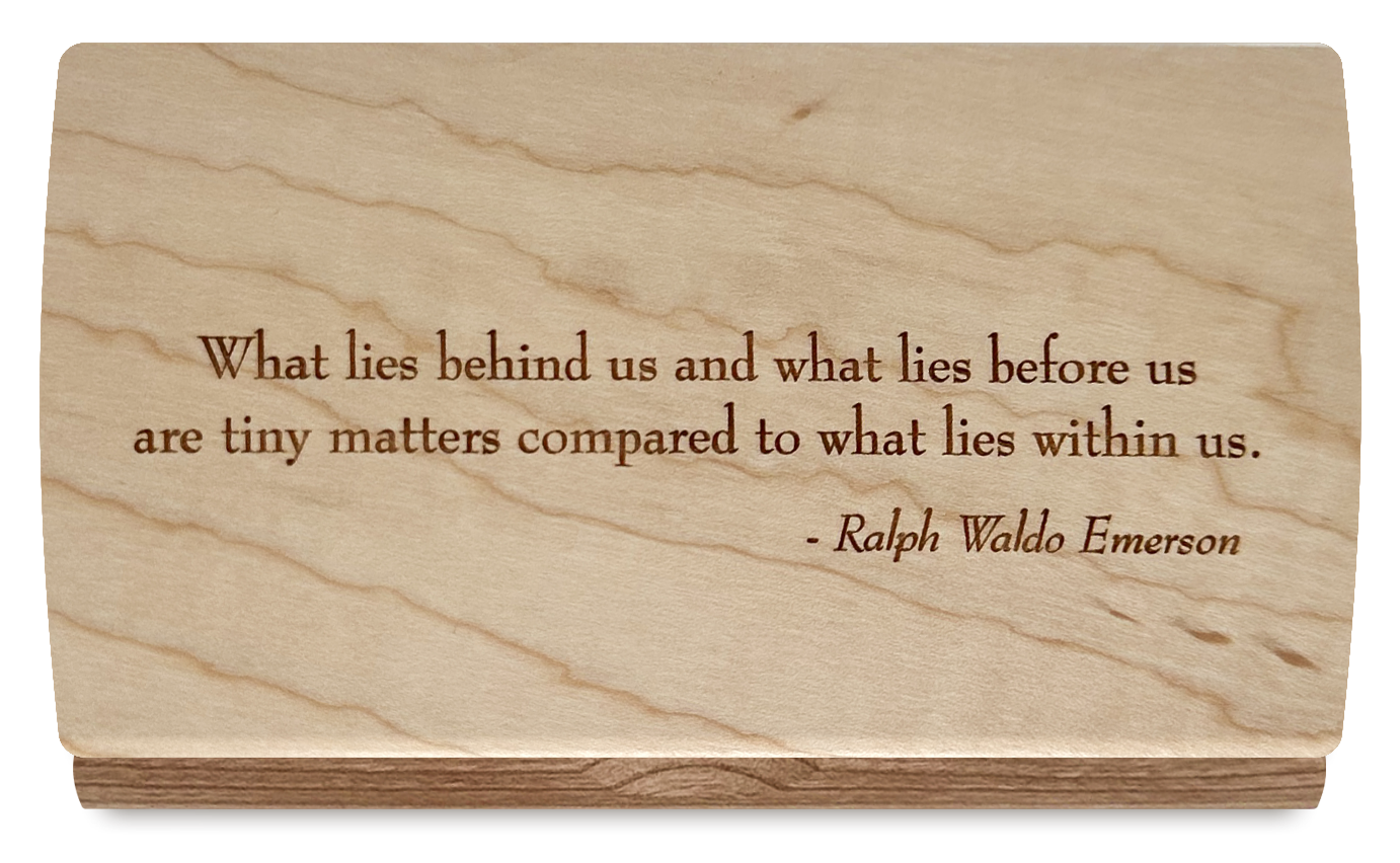 Quote Keepsake Box (What lies...)