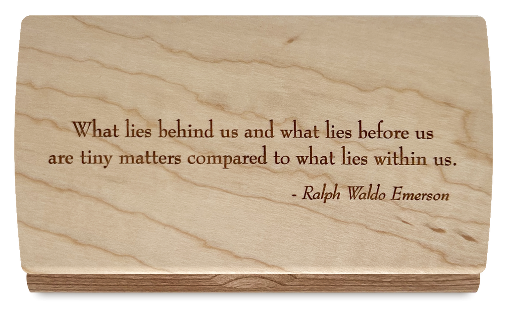 Quote Keepsake Box (What lies...)