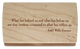 Quote Keepsake Box (What lies...)