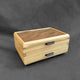 SELECT Sophisticated Jewelry Chest American Chestnut with Swirled Walnut Lid #3