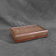 SELECT Large Valet Box in Walnut with Swirled Walnut Lid and Padauk Stripe