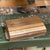 Wooden handmade SELECT Treasure Box Walnut with American Wood Stripe Walnut Walnut by Mikutowski Woodworking