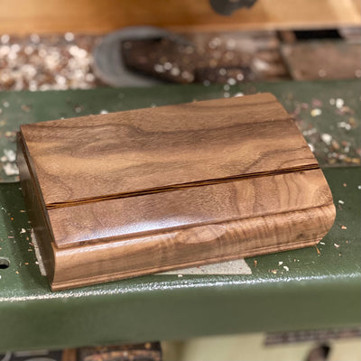 Wooden handmade SELECT Treasure Box Walnut Walnut Walnut by Mikutowski Woodworking