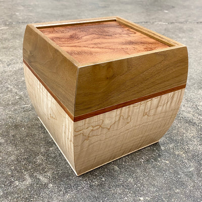Small Cremation Urn for Ashes Classic Stripe