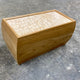 Large Cremation Urn Classic Cherry with Quilted Maple Lid