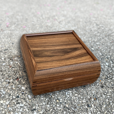 Large Rosewood Mens Jewelry Box