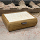 Signature Elegance Jewelry Box — Bocote with Quilted Maple Lid