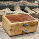 Signature Sophisticated Jewelry Chest — Wild Oak with Bubinga Lid