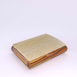 Wooden handmade Tranquility Box Canarywood Birdseye Maple by Mikutowski Woodworking
