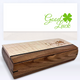 St. Patrick's Day GOOD LUCK - Engraved Wooden Cache Box