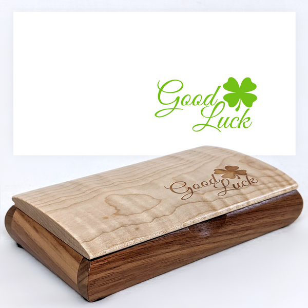 Good Luck Engraved Keepsake Box — St. Patrick's Day